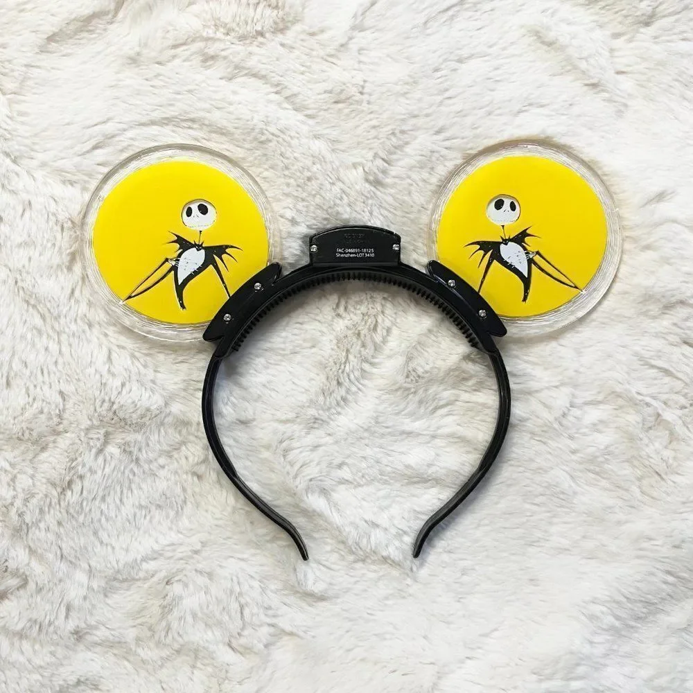 Disney Parks Halloween Jack Skellington Light Up Headband‎